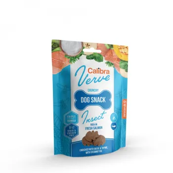 Calibra Dog Verve Crunchy Snack Insect&Salmon 150g