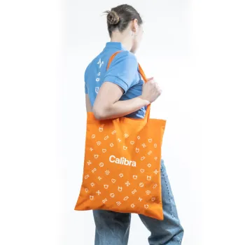 Calibra - taška látková s potiskem - tapeta