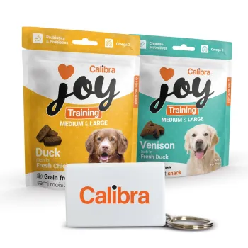 Calibra Joy Dog Training Snacks 2x300g + klikr zdarma