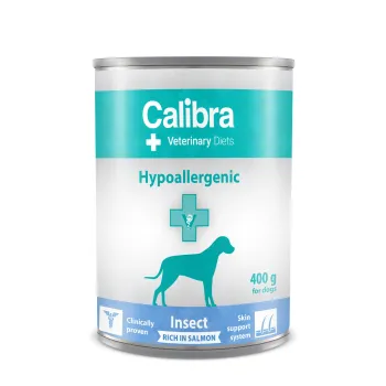 Calibra VD Dog konzerva Hypoallergenic Insect&Salmon 400g