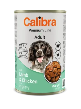 Calibra Dog Premium konzerva with Lamb&Chicken 1240g