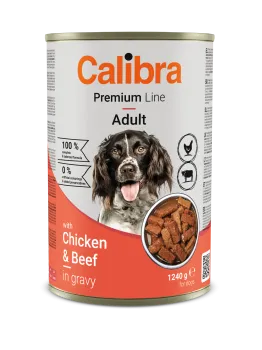 Calibra Dog Premium konzerva with Chicken&Beef 1240g