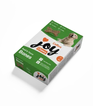 Calibra Joy Dog Chewy Beef & Yucca Bones 850g