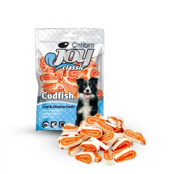 Calibra Joy Dog Classic Cod & Chicken Sushi 80g 