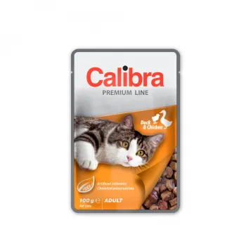 Calibra Cat kapsa Premium Adult Duck & Chicken 100g