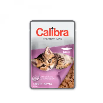 Calibra Cat kapsa Premium Kitten Salmon 100g