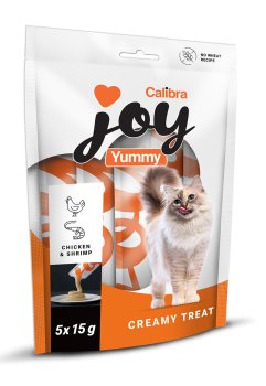Calibra Joy Cat Yummy Chicken & Shrimp Treat 5x15g