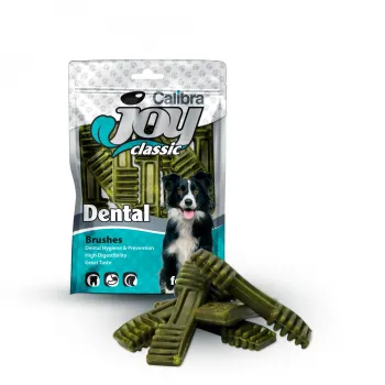 Calibra Joy Dog Classic Dental Brushes 85g NEW