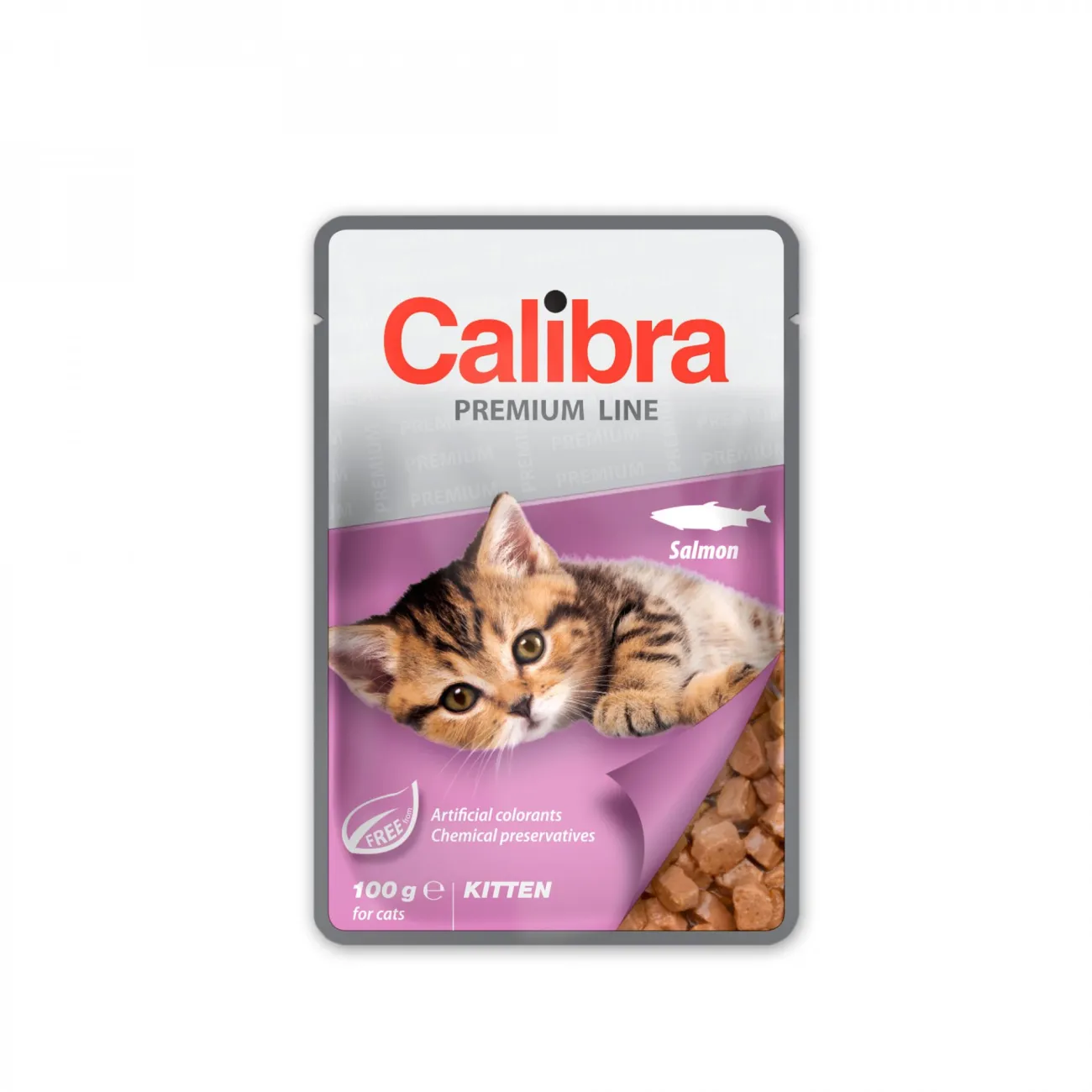 Calibra Cat  kapsa Premium Kitten Salmon 100g