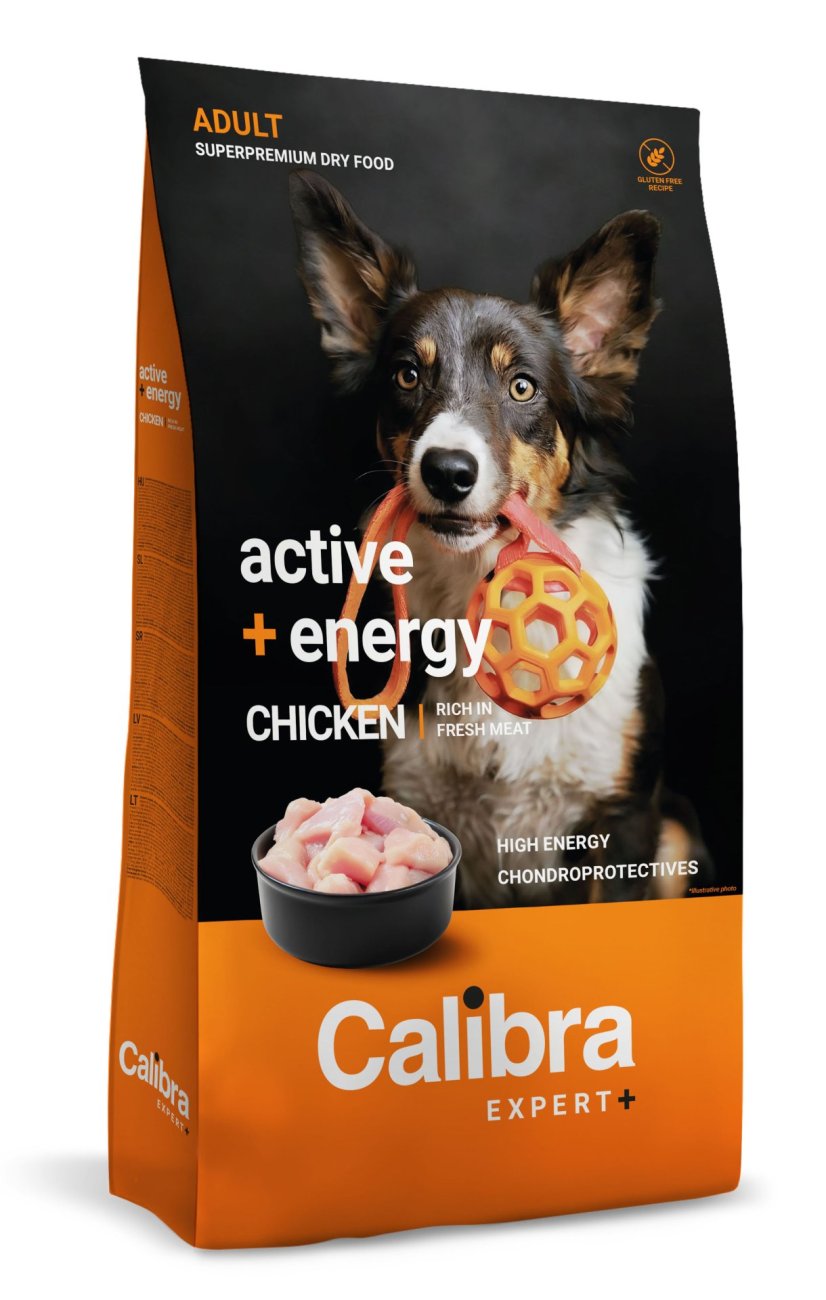 Calibra Dog EXPERT+ Adult Active & Energy Chicken 750g
