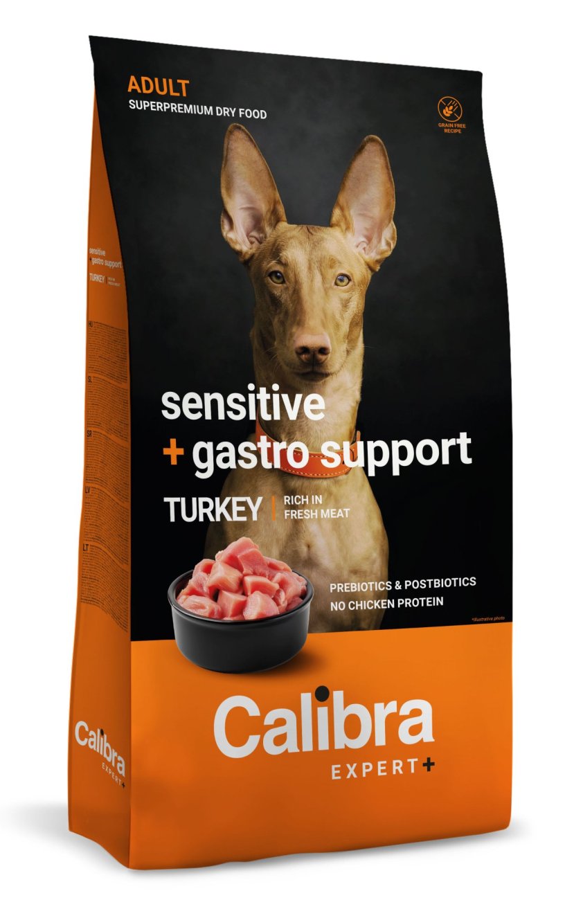Calibra Dog EXPERT+ Adult Sensitive & Gastro Support 750g