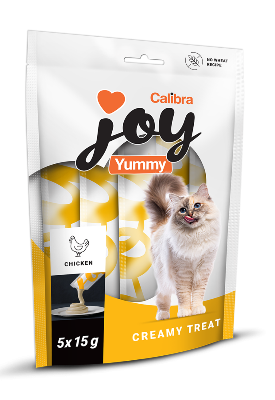 Calibra Joy Cat Yummy Chicken Treat 5x15g